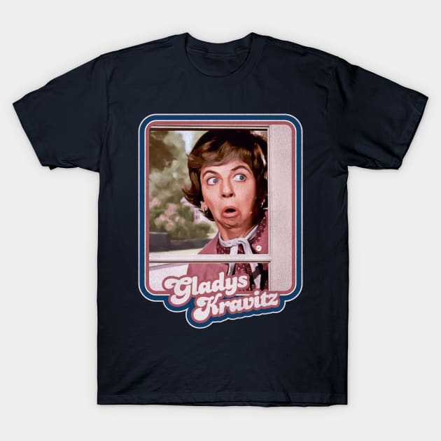 Ol' Nosy Mrs. Gladys Kravitz T-Shirt by darklordpug